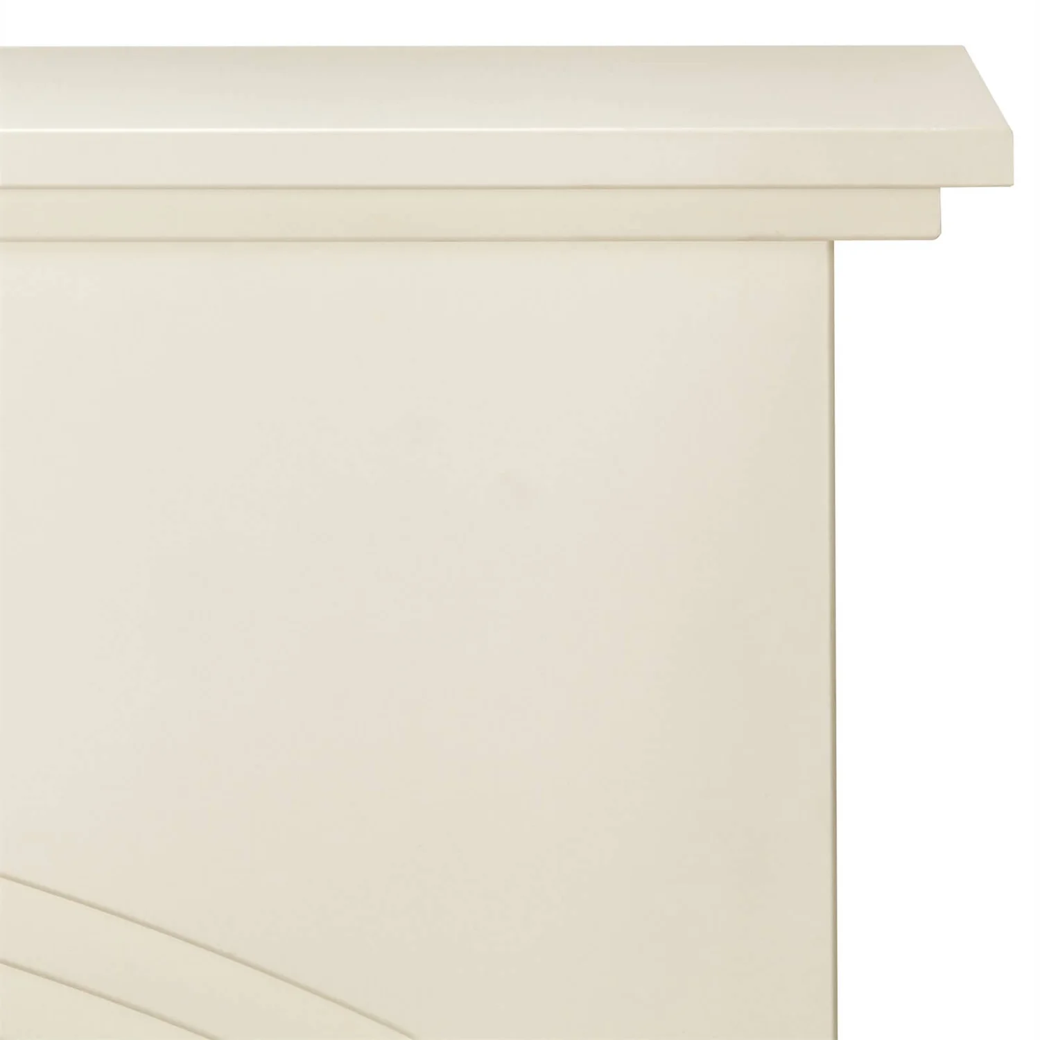 Αδάμ Adam Truro Fireplace Surround & Blenheim Electric Fire With Flat To Wall Fitting - Cream & Brass 3 Αδάμ Adam Truro Fireplace Surround & Blenheim Electric Fire With Flat To Wall Fitting - Cream & Brass - Image 3