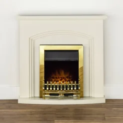 Αδάμ Adam Truro Fireplace Surround & Blenheim Electric Fire With Flat To Wall Fitting - Cream & Brass 8 Αδάμ Adam Truro Fireplace Surround & Blenheim Electric Fire With Flat To Wall Fitting - Cream & Brass -None || EGLO || Energizer Sales 12827025 2094869653637369