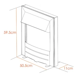 Αδάμ Adam Colorado Electric Fire With Inset Fitting - Black 9 Αδάμ Adam Colorado Electric Fire With Inset Fitting - Black -None || EGLO || Energizer Sales 12827038 1734869654230985