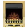Αδάμ Adam Blenheim Electric Fire With Inset Fitting In Brass
