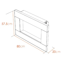 Αδάμ Adam Colemere Electric Fire With Wall Mounted Fitting - Black -None || EGLO || Energizer Sales 12827045 1524869654294687