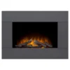 Αδάμ Adam Colemere Electric Fire With Wall Mounted Fitting - Black