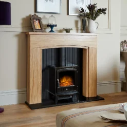 Αδάμ Adam Aviemore Electric Stove With Realistic Log Bed & LED Flame Effect Flat To Wall Fitting - Black -None || EGLO || Energizer Sales 12827053 2144869654425880