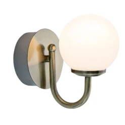 Victoria 6w Antique Brass LED Bathroom Wall Light -None || EGLO || Energizer Sales 12827076 8124958097026946