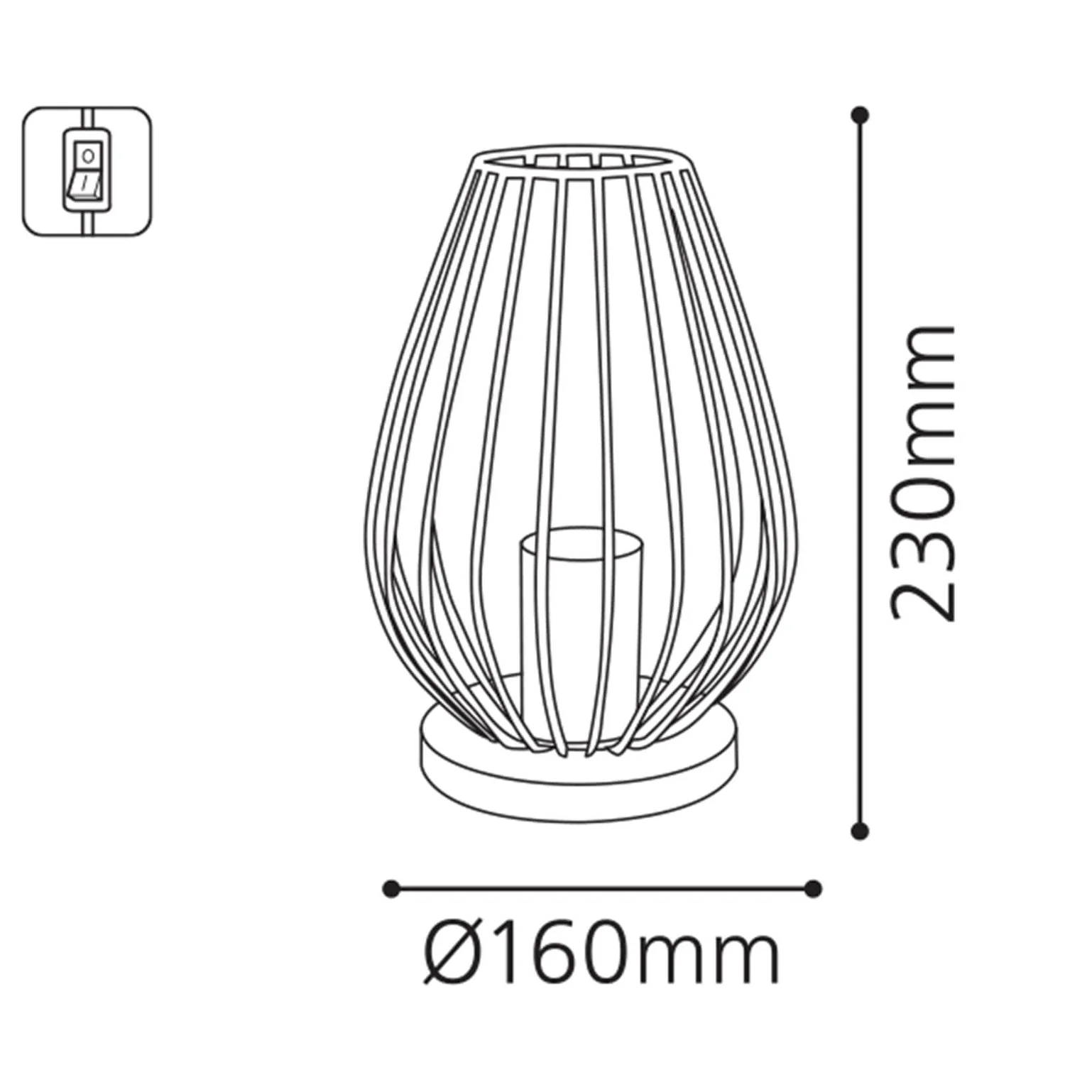 Eglo Newtown Table Lamp - Black 4 Eglo Newtown Table Lamp - Black - Image 4