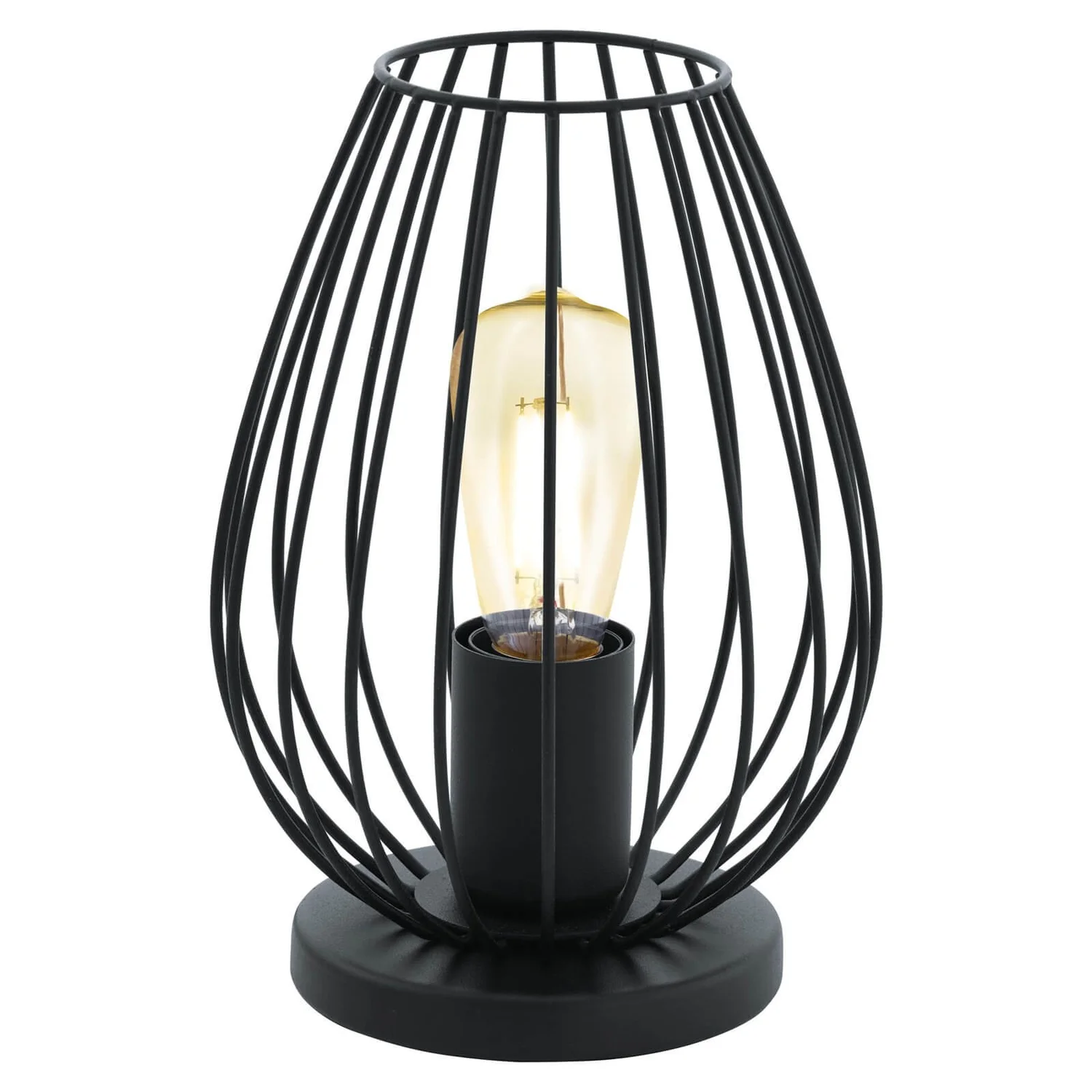 Eglo Newtown Table Lamp - Black 2 Eglo Newtown Table Lamp - Black - Image 2