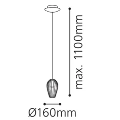 Eglo Newtown Pendant Ceiling Light - Black -None || EGLO || Energizer Sales 12828084 2104832953542465