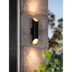 Eglo Agolada Outdoor LED Wall Light - Black & Copper -None || EGLO || Energizer Sales 12828401 1684832952568695
