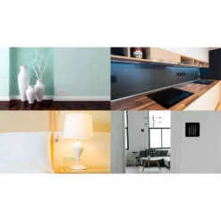 Trendi Switch 2 Gang 2 Way 10 Amp Rocker Light Switch In Screwless Silver -None || EGLO || Energizer Sales 12828407 1064832953638828