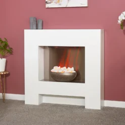Αδάμ Adam Cubist Electric Fire Suite With Flat To Wall Fitting - White 8 Αδάμ Adam Cubist Electric Fire Suite With Flat To Wall Fitting - White -None || EGLO || Energizer Sales 12829006 1704869651902856