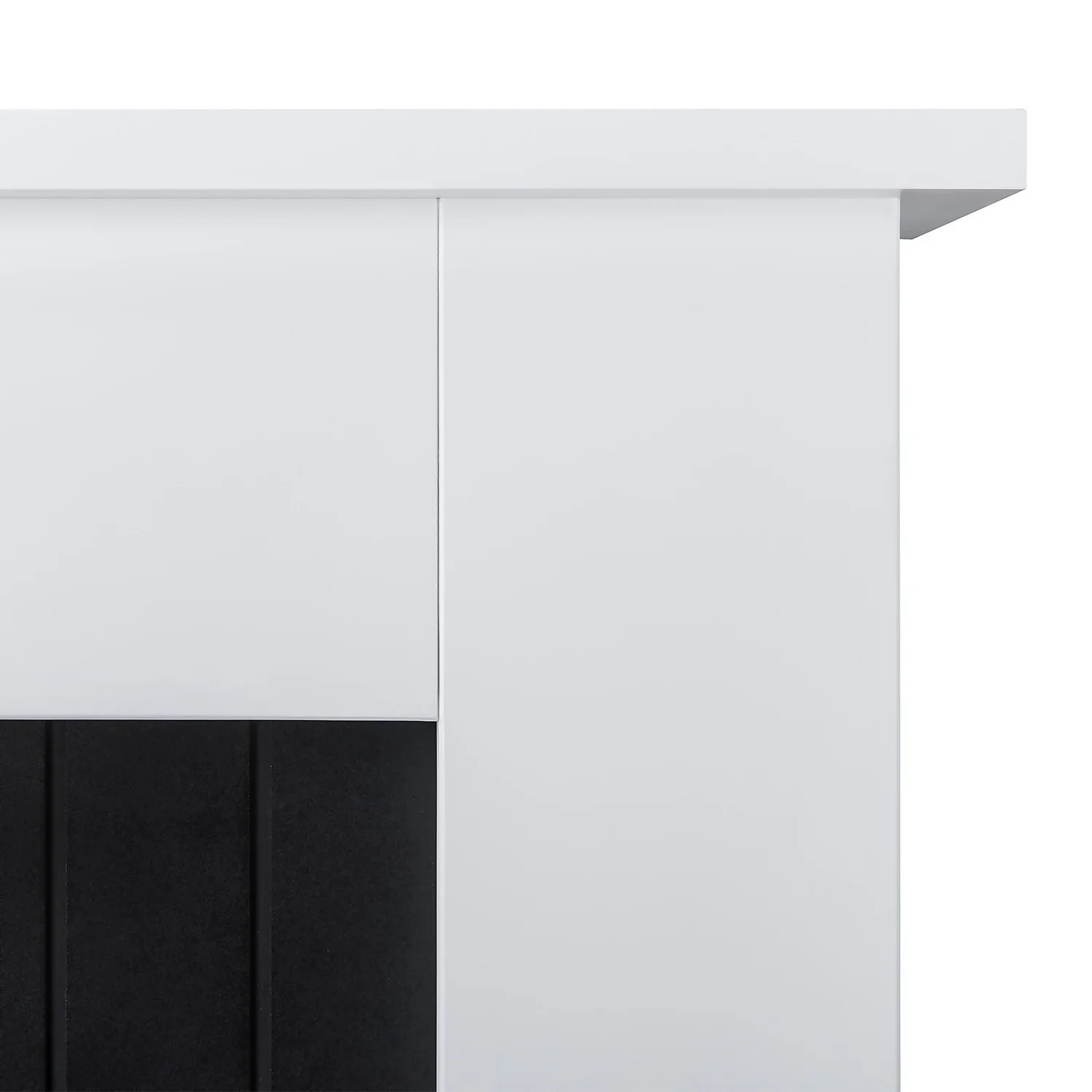 Αδάμ Adam Chessington Fireplace Surround & Eclipse Electric Fire With Flat To Wall Fitting - White & Black 3 Αδάμ Adam Chessington Fireplace Surround & Eclipse Electric Fire With Flat To Wall Fitting - White & Black - Image 3