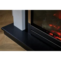 Suncrest Antigua Electric Fire Suite With Smart Remote & Flat To Wall Fitting - White, Graphite & Chrome -None || EGLO || Energizer Sales 12829289 3914993138989006