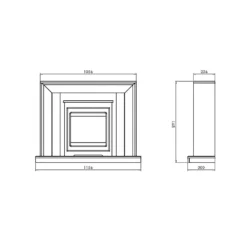 Suncrest Mayford Electric Fire Suite With Smart Remote & Flat To Wall Fitting - White 8 Suncrest Mayford Electric Fire Suite With Smart Remote & Flat To Wall Fitting - White -None || EGLO || Energizer Sales 12829295 9704833198147972