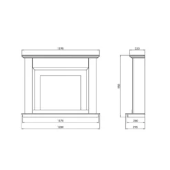 Suncrest Talent Electric Fire Suite With Smart Remote & Flat To Wall Fitting - White, Graphite & Chrome 7 Suncrest Talent Electric Fire Suite With Smart Remote & Flat To Wall Fitting - White, Graphite & Chrome -None || EGLO || Energizer Sales 12829303 1284993139174385