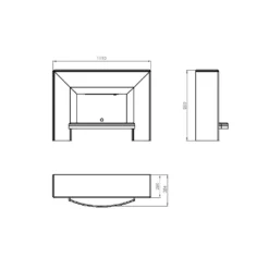 Suncrest Stockeld Electric Fire Suite With Smart Remote & Flat To Wall Fitting - White & Brushed Steel 11 Suncrest Stockeld Electric Fire Suite With Smart Remote & Flat To Wall Fitting - White & Brushed Steel -None || EGLO || Energizer Sales 12829317 1534993139256015