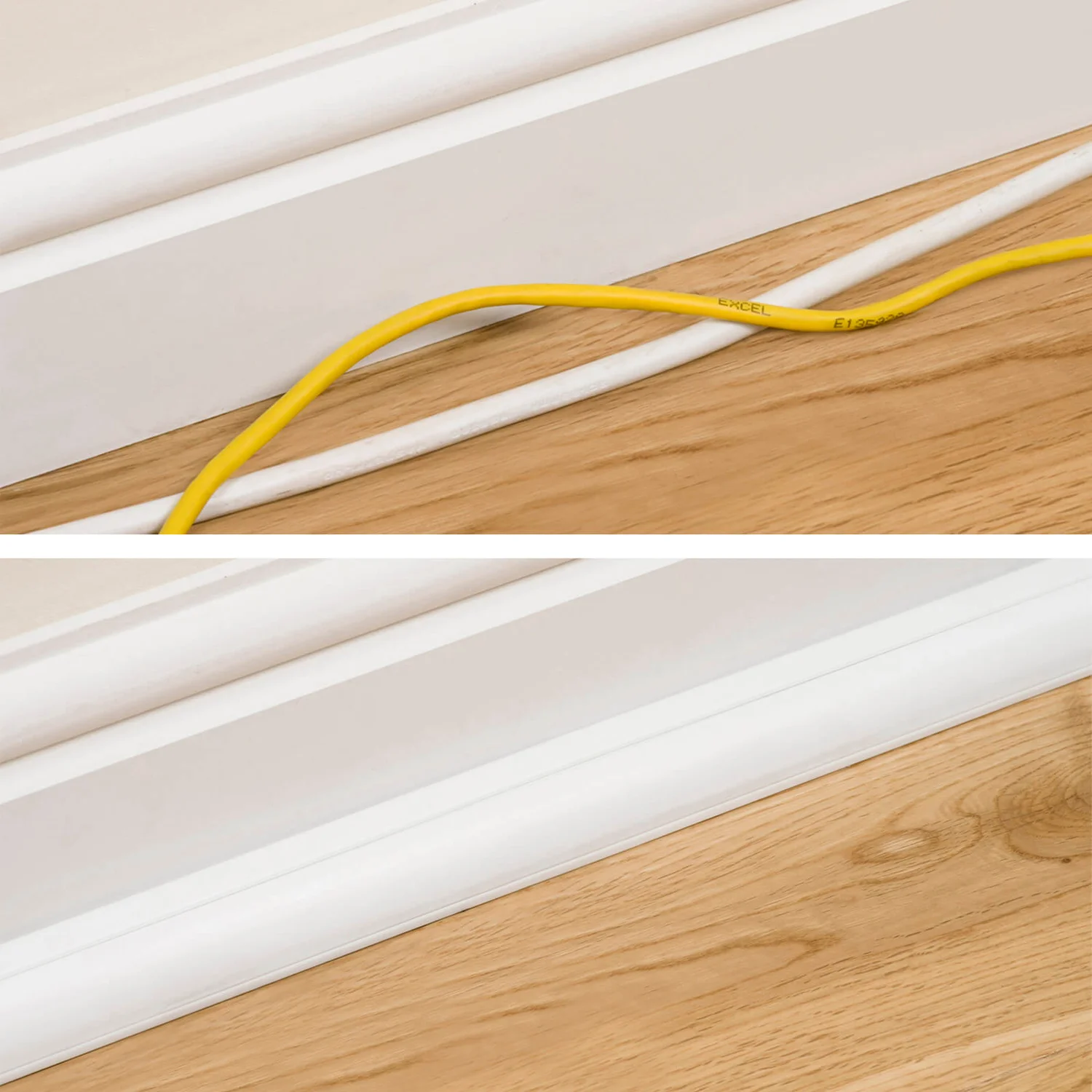 D-Line Quadrant Trunking Multipack 3 X 22mm X 22mm X 1-metre Lengths & Accessories - White 4 D-Line Quadrant Trunking Multipack 3 X 22mm X 22mm X 1-metre Lengths & Accessories - White - Image 4