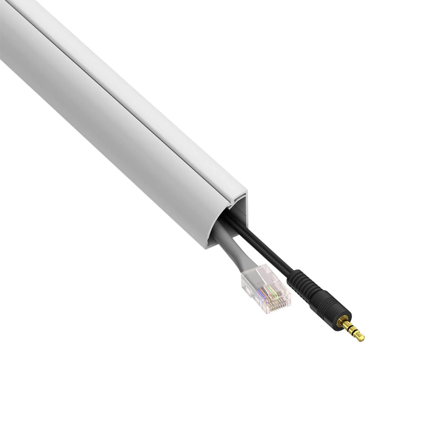 D-Line Quadrant Trunking Multipack 3 X 22mm X 22mm X 1-metre Lengths & Accessories - White 2 D-Line Quadrant Trunking Multipack 3 X 22mm X 22mm X 1-metre Lengths & Accessories - White - Image 2