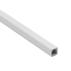 D-Line Trunking - 16mm X 16mm X 2m Length - White