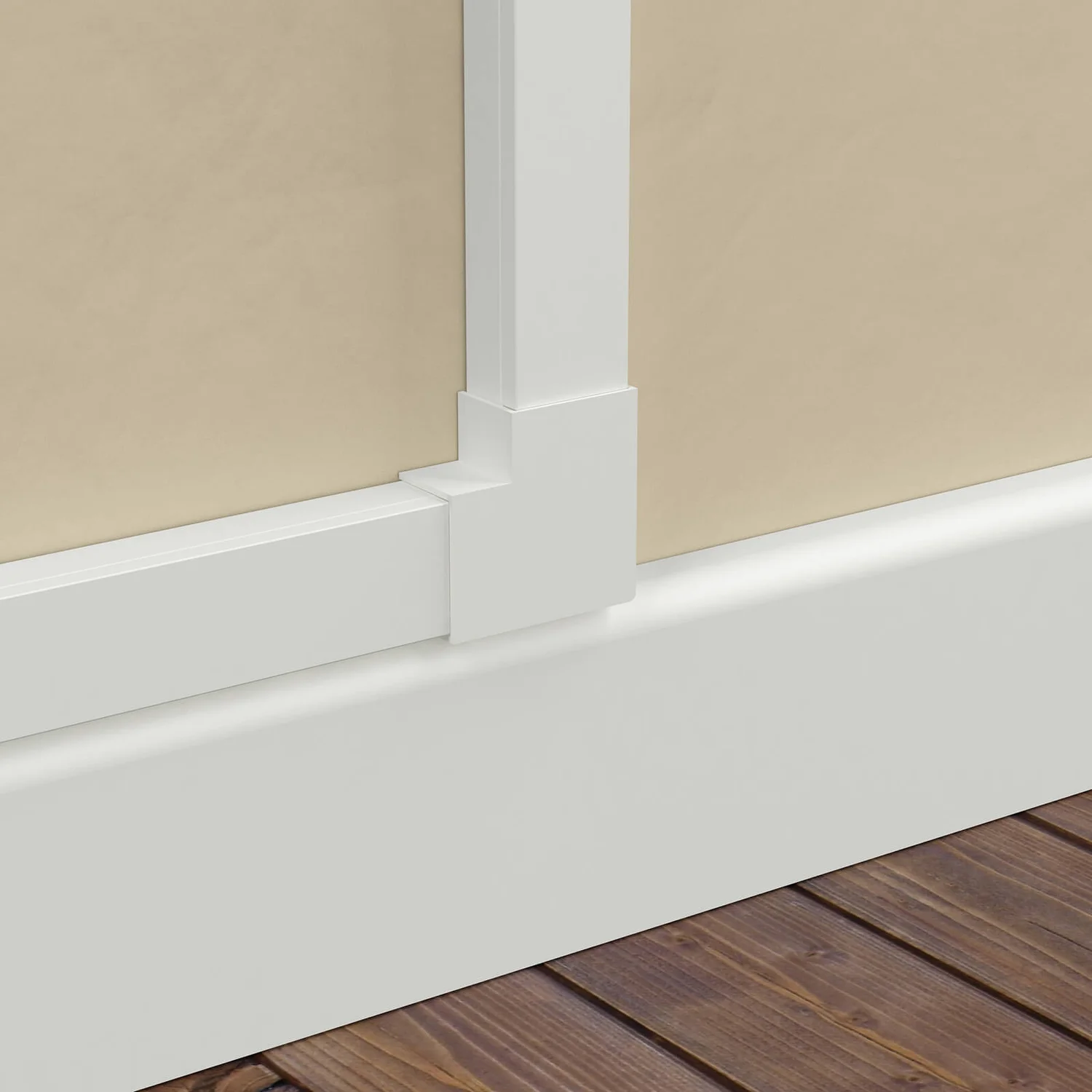 D-Line 25x16mm Trunking Clip-On Flat Bend 2 Pack - White 2 D-Line 25x16mm Trunking Clip-On Flat Bend 2 Pack - White - Image 2