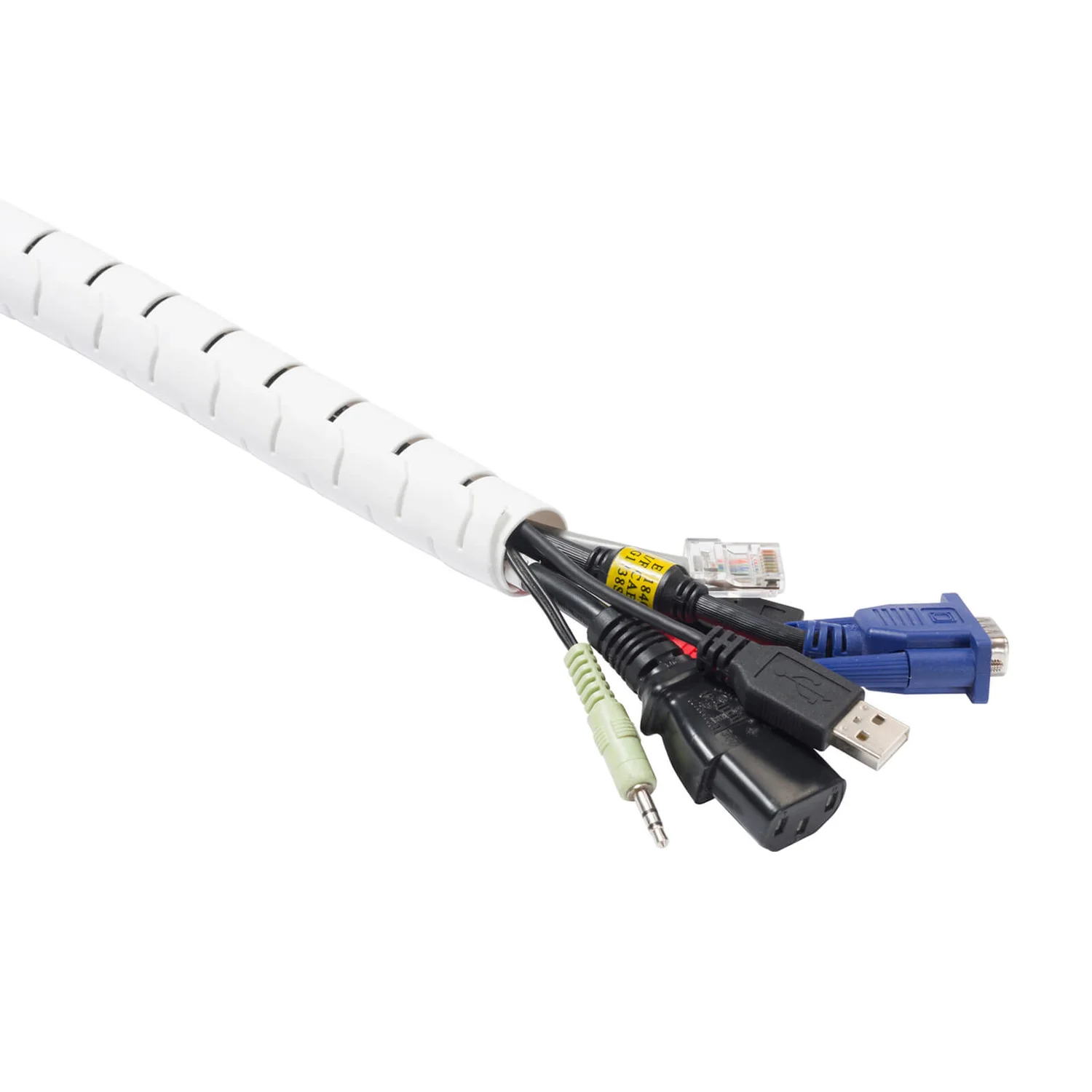 D-Line Cable Zipper - 2.5m Length 25mm Diameter, White 1 D-Line Cable Zipper - 2.5m Length 25mm Diameter, White