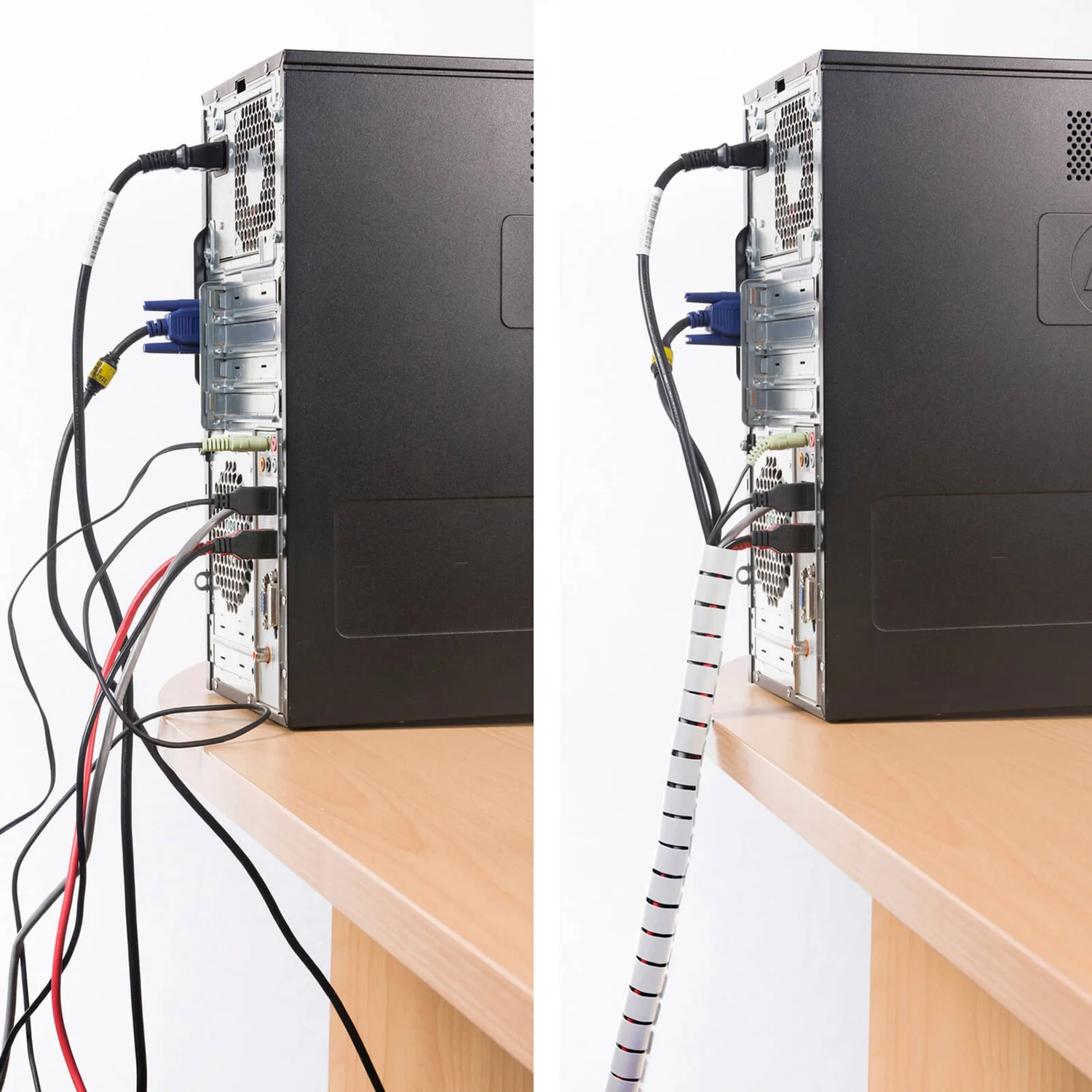 D-Line Cable Zipper - 2.5m Length 25mm Diameter, White 4 D-Line Cable Zipper - 2.5m Length 25mm Diameter, White - Image 4