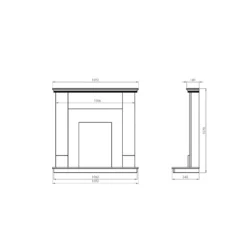 Suncrest Howden Electric Fire Suite With Flat To Wall Fitting - Oak & Brass 7 Suncrest Howden Electric Fire Suite With Flat To Wall Fitting - Oak & Brass -None || EGLO || Energizer Sales 12834184 8034833219522591