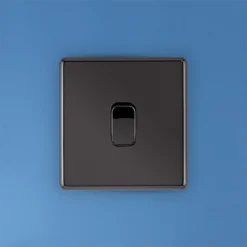 Arlec Fusion 10A 1Gang 2Way Black Nickel Fusion Single Intermediate Switch -None || EGLO || Energizer Sales 12835201 1444833171886668