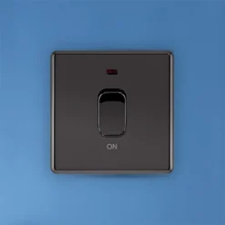 Arlec Fusion 50A 1Gang Double Pole Black Nickel Single Switch -None || EGLO || Energizer Sales 12835204 1914833171677883