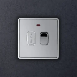 Arlec Fusion 13A Polished Chrome Switched Fused Connection Unit -None || EGLO || Energizer Sales 12835217 3934833170849916
