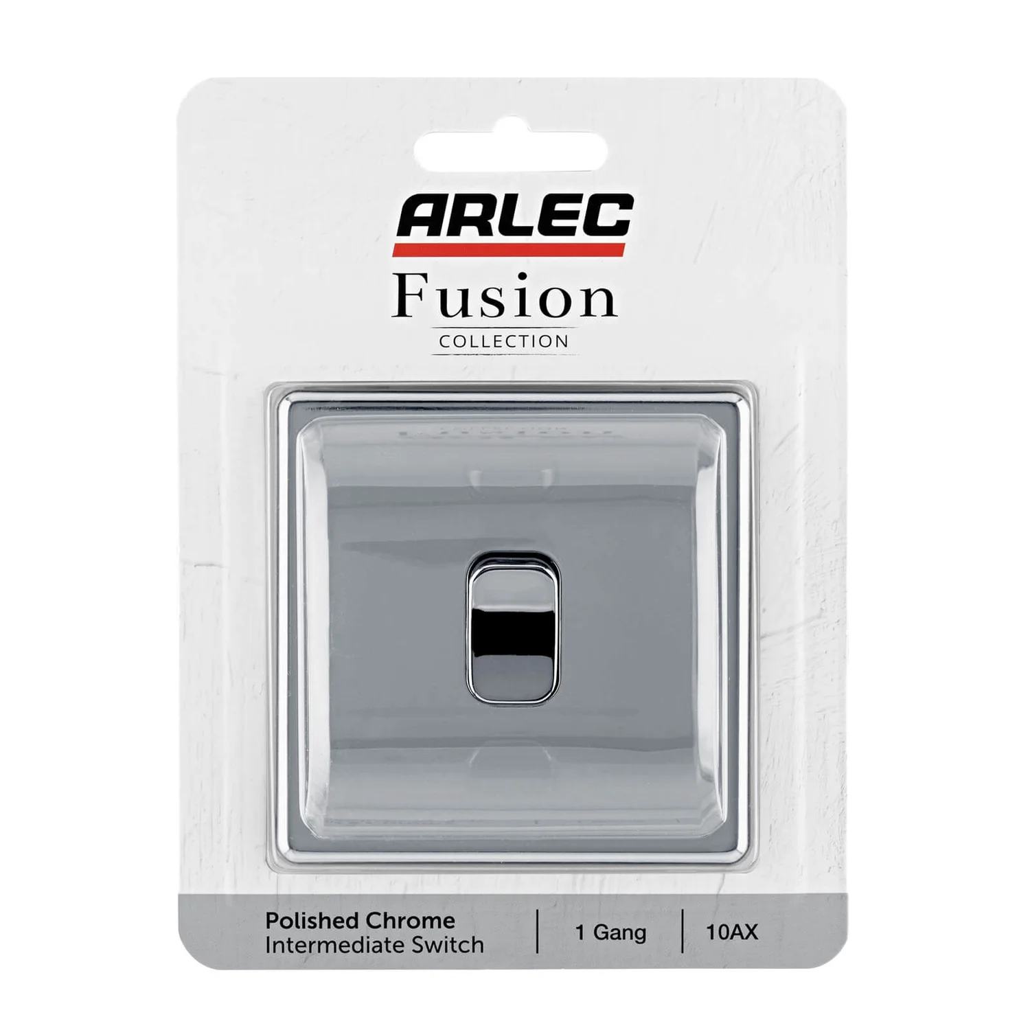Arlec Fusion 10A 1Gang 2Way Polished Chrome Fusion Single Intermediate Switch 5 Arlec Fusion 10A 1Gang 2Way Polished Chrome Fusion Single Intermediate Switch - Image 5