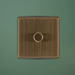 Arlec Fusion 1 Gang 2 Way Antique Brass Dimmer Switch -None || EGLO || Energizer Sales 12835370 3524833172614180