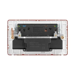 Arlec Fusion 13A 2 Gang Rose Gold Double Switched Socket With 2x4A USB -None || EGLO || Energizer Sales 12835525 3944833170966433