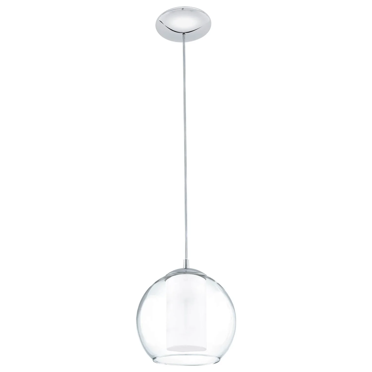 Eglo Bolsano 1 Light Pendant Light - Chrome 1 Eglo Bolsano 1 Light Pendant Light - Chrome