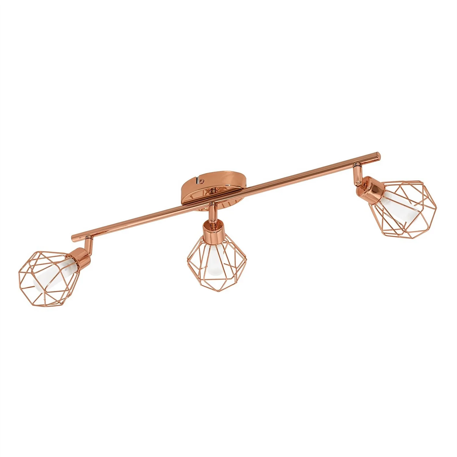Eglo Zapata Triple Spotlight - Copper 1 Eglo Zapata Triple Spotlight - Copper