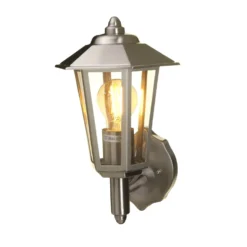 Lutec Grosvenor Stainless Steel Outdoor Wall Lantern -None || EGLO || Energizer Sales 12840505 1204833193740372