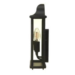 Lutec Holly Outdoor Wall Lantern - Black -None || EGLO || Energizer Sales 12840506 7084833193348359
