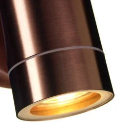 Lutec Rado Up & Down Outdoor Wall Light - Copper -None || EGLO || Energizer Sales 12840510 6864952869520127
