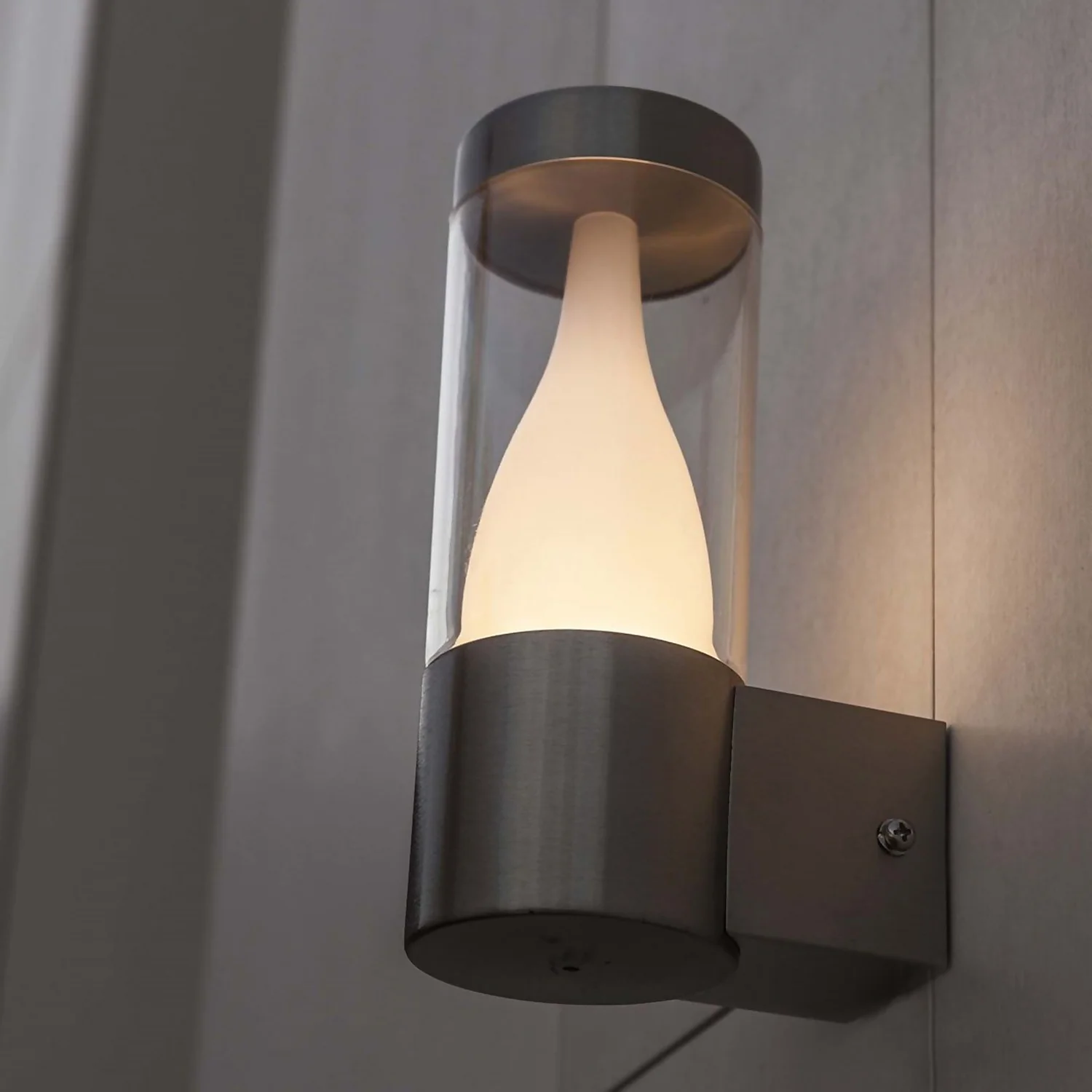 Lutec Virgo LED Stainless Steel Outdoor Wall Light 1 Lutec Virgo LED Stainless Steel Outdoor Wall Light