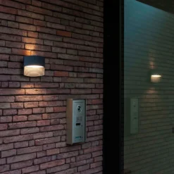 Lutec Lotus LED Up & Down Outdoor Wall Light - Anthracite -None || EGLO || Energizer Sales 12840633 1534952657143314