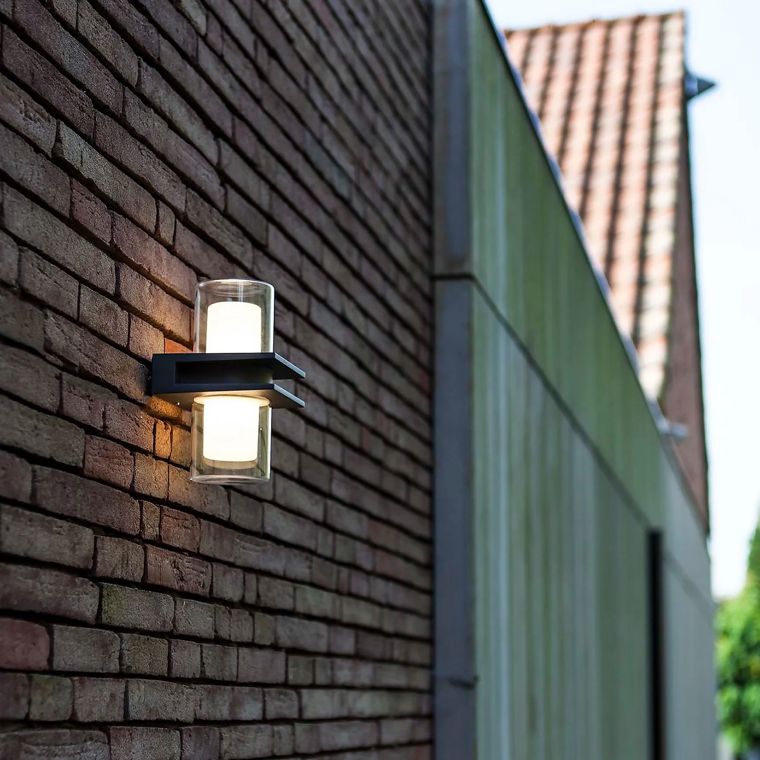 Lutec Tango LED Up & Down Outdoor Wall Light - Anthracite 4 Lutec Tango LED Up & Down Outdoor Wall Light - Anthracite - Image 4