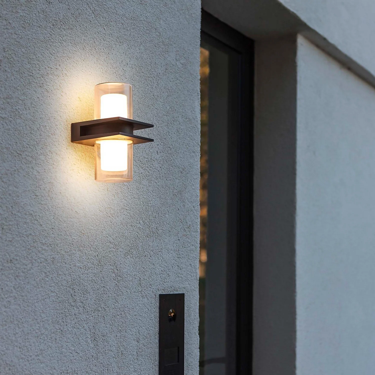 Lutec Tango LED Up & Down Outdoor Wall Light - Anthracite 3 Lutec Tango LED Up & Down Outdoor Wall Light - Anthracite - Image 3