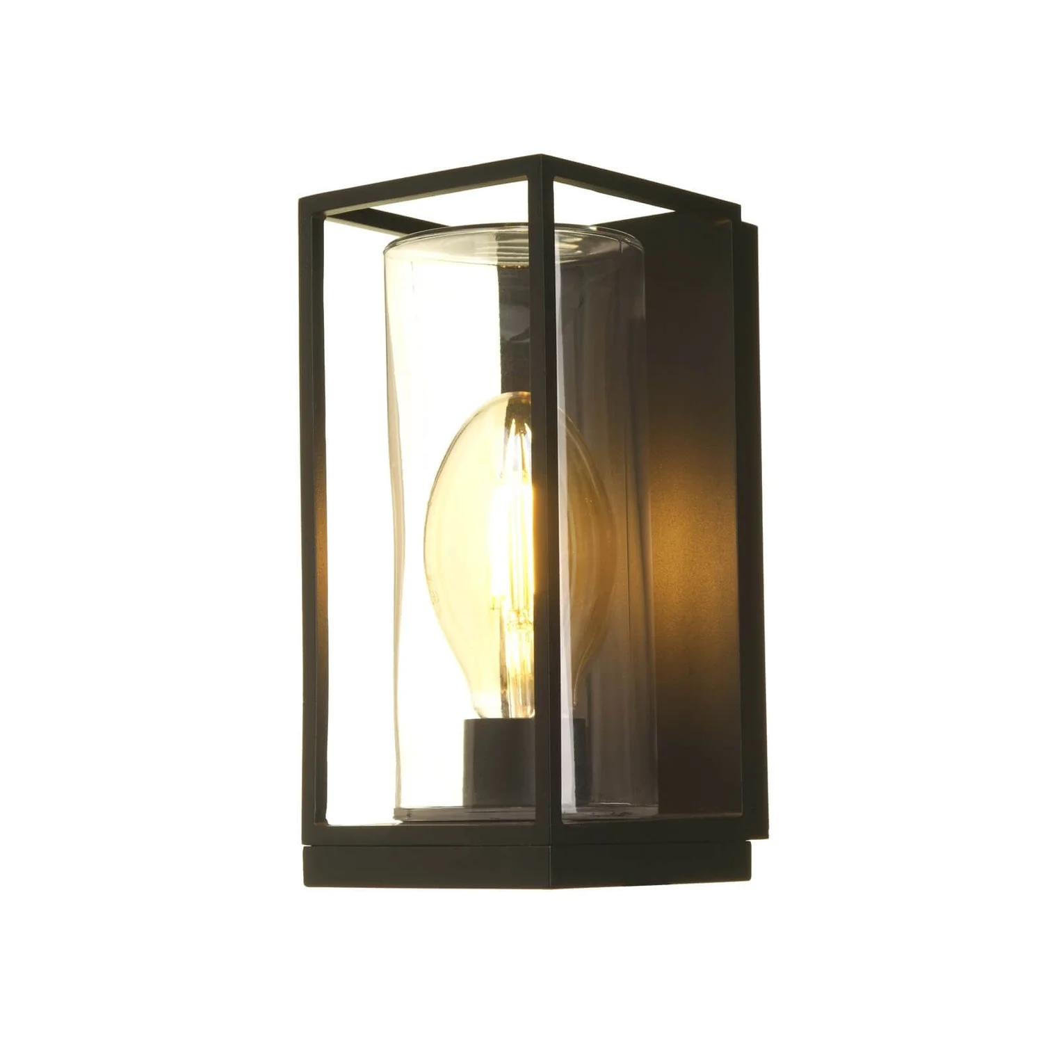 Lutec Flair Flush Outdoor Wall Light - Black 4 Lutec Flair Flush Outdoor Wall Light - Black - Image 4