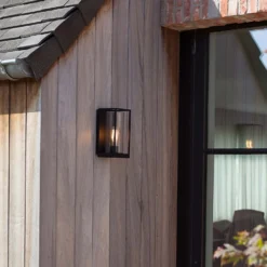 Lutec Flair Flush Outdoor Wall Light - Black 9 Lutec Flair Flush Outdoor Wall Light - Black -None || EGLO || Energizer Sales 12840647 1234952656595970