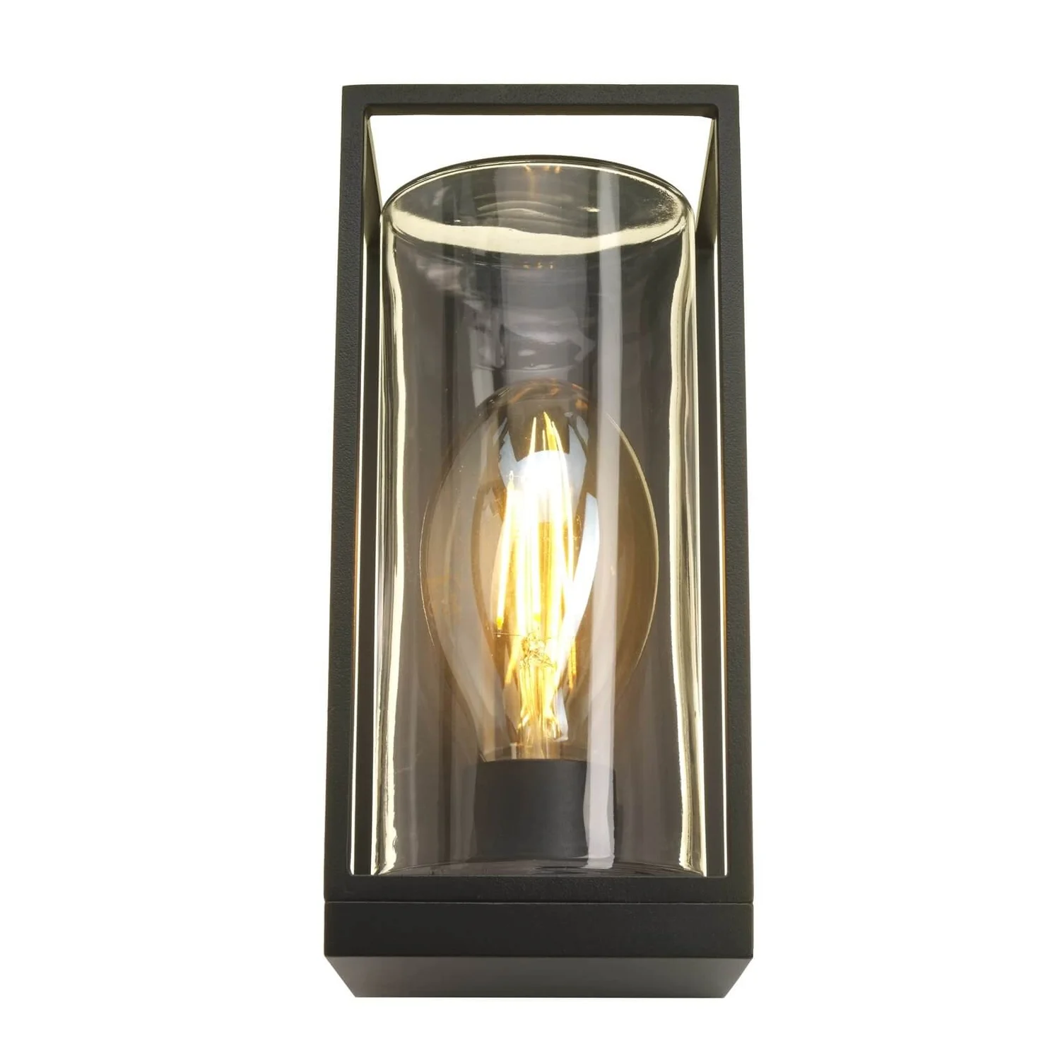Lutec Flair Flush Outdoor Wall Light - Black 5 Lutec Flair Flush Outdoor Wall Light - Black - Image 5
