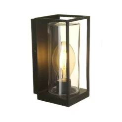 Lutec Flair Flush Outdoor Wall Light - Black 12 Lutec Flair Flush Outdoor Wall Light - Black -None || EGLO || Energizer Sales 12840647 6404833194730840