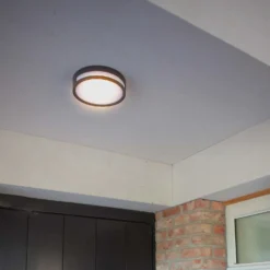 Lutec Rola LED Outdoor Bulkhead Light - Anthracite -None || EGLO || Energizer Sales 12840746 1664952682958110