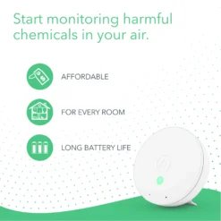 None Airthings Wave Mini - Smart Indoor Air Quality Monitor -None || EGLO || Energizer Sales 12840876 4924833211106982