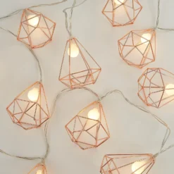 None Copper Geo Battery String Lights -None || EGLO || Energizer Sales 12842422 1974934499115161
