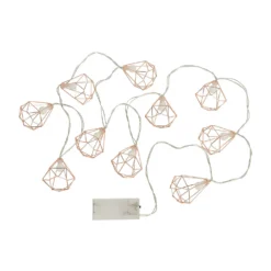 None Copper Geo Battery String Lights -None || EGLO || Energizer Sales 12842422 2704934499085728
