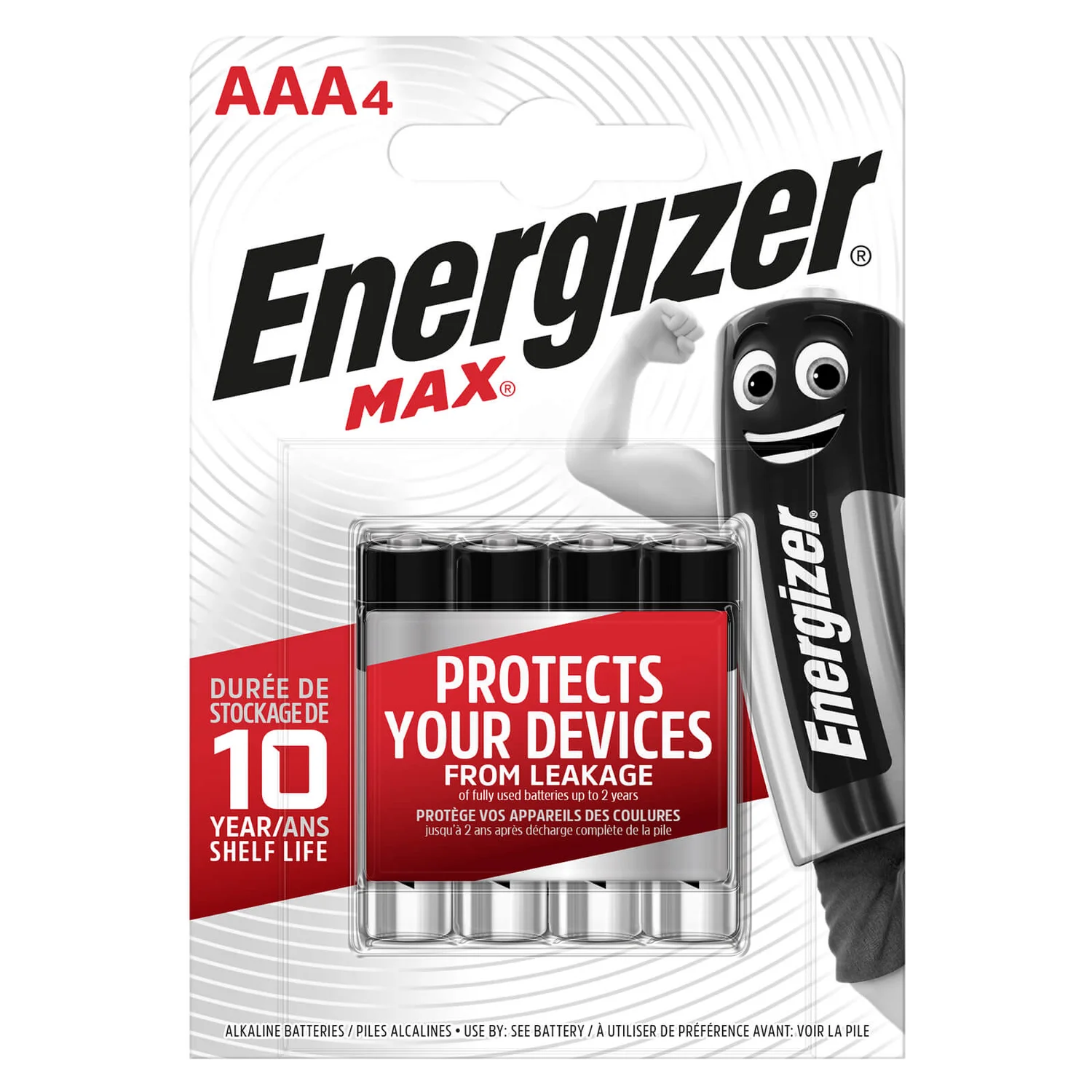 Energizer MAX Alkaline AAA Batteries - 4 Pack 1 Energizer MAX Alkaline AAA Batteries - 4 Pack